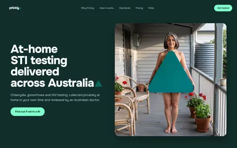 Prickly home page. The figure shown is digitally generated. Credit: Prickly.